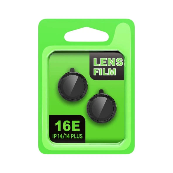 16e Raze Metal Kamera Lens - Siyah ürün görseli 1