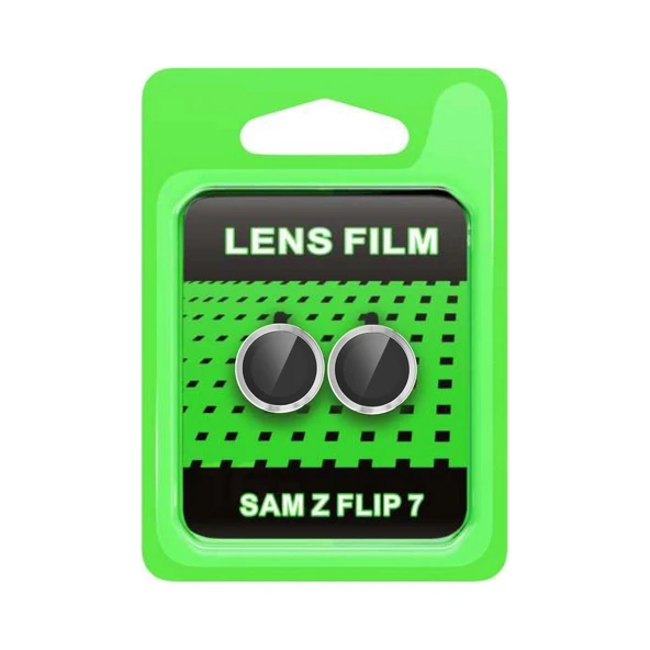 Galaxy Z Flip 7 Raze Metal Kamera Lens - Gümüş ürün görseli 1
