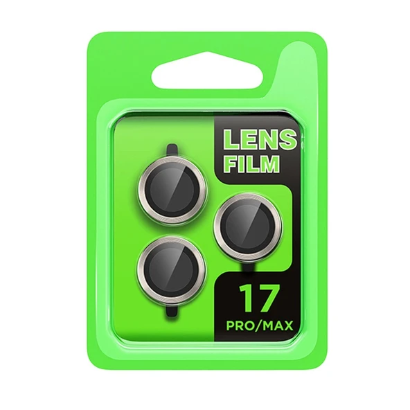 17 Pro Raze Metal Kamera Lens - Gri ürün görseli 1