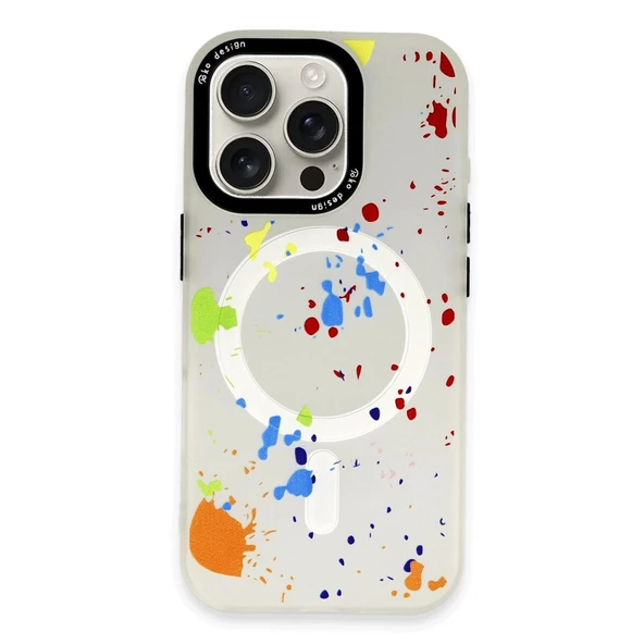 Joko 16 Pro Max Colorful Magsafe Kapak - Şeffaf ürün görseli 1