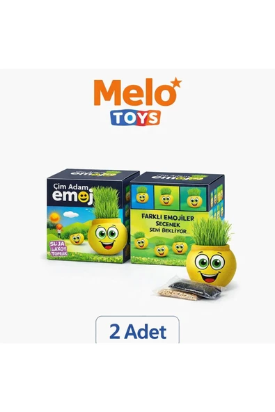 ÇİM ADAM- ÇOCUKLAR İÇİN BİTKİ YETİŞTİRME DENEY SETİ (2 ADET) ürün görseli 1