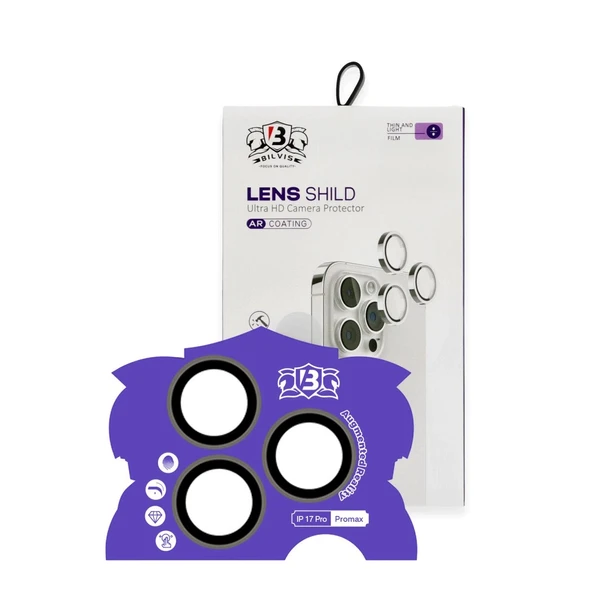 17 Pro Max Bilvis Titan Kamera Lens - Natural Grey ürün görseli 1