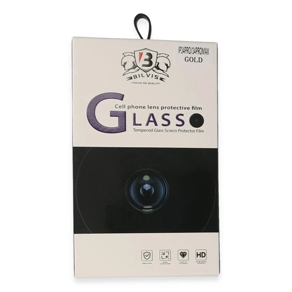 14 Pro Max Bilvis Titan Kamera Lens - Gold - Resim 3