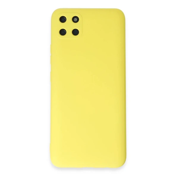 Realme C11 Kılıf Nano İçi Kadife - Sarı ürün görseli 1