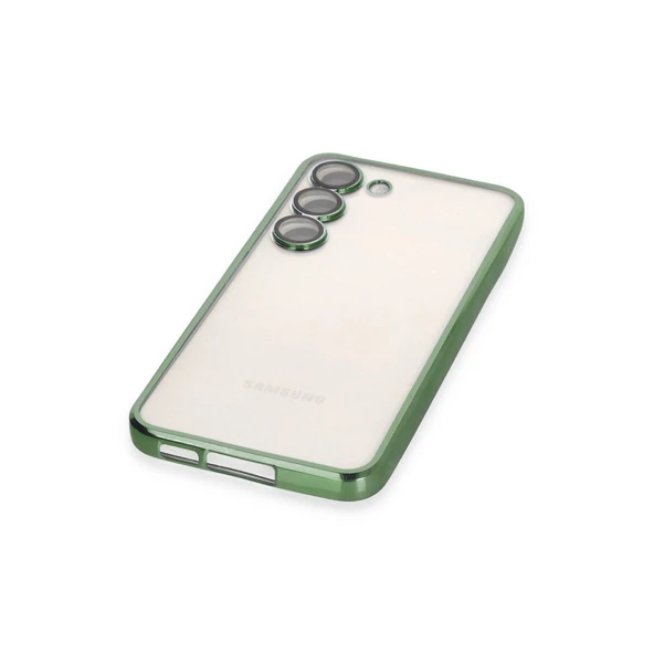 Galaxy S24 Kılıf Lensli - Yeşil - Resim 4