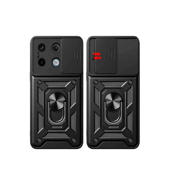 Note 13 Pro 4g Pars Lens Yüzüklü - Yeşil - Resim 3