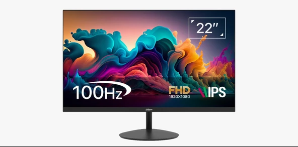 Dahua 22" LM22-A201Y 1920x1080 5MS 100Hz IPS HDMI/VGA +VESA Monitör ürün görseli 1