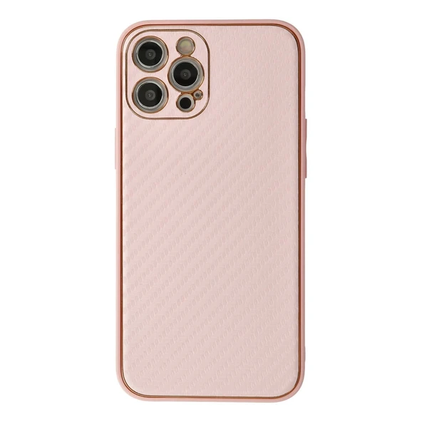 12 Pro Max Kılıf Co Karbon - Pembe ürün görseli 1
