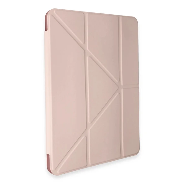 Huawei Honor Pad V9 Kılıf Kalemlikli Mars Tablet Kılıfı - Rose Gold ürün görseli 1