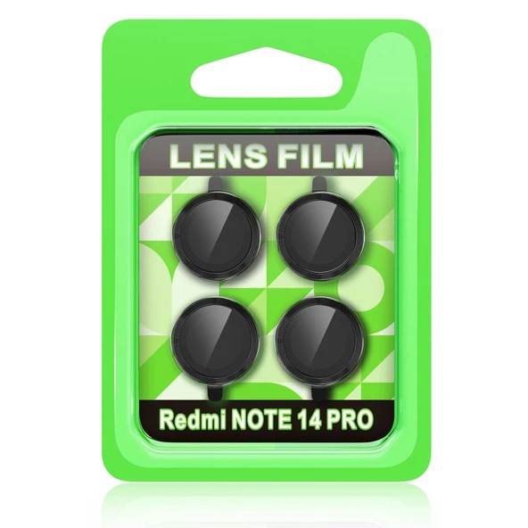 Note 14 Pro 5g Raze Metal Kamera Lens - Siyah ürün görseli 1