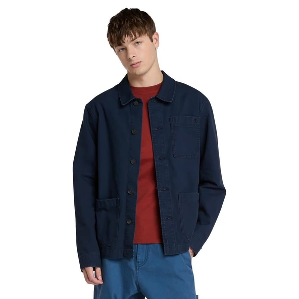 Timberland Kempshire Washed Canvas Chore Erkek Ceket Lacivert ürün görseli 1