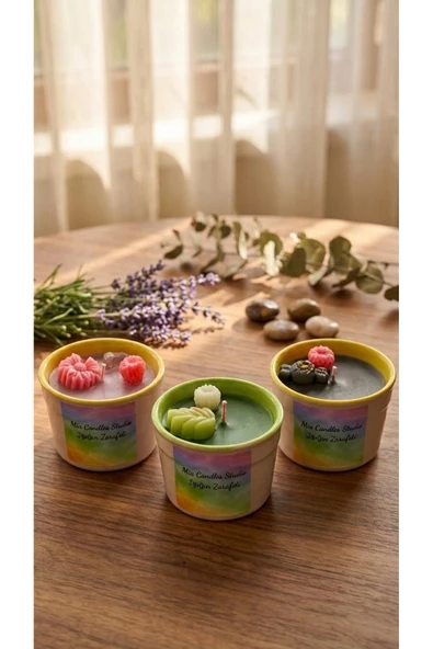 LIMONYA 3lü Mum Işığın En Zarif Hali: Mia Candles Studio ürün görseli 1