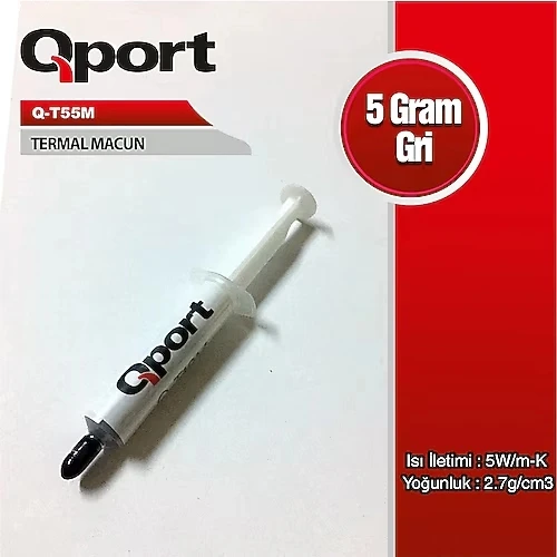 Qport Q-T55M 5gr 5W/m-K Termal Macun ürün görseli 1