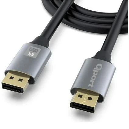 Qport Q-DP14 1,8m Display Port 1.4V Kablo ürün görseli 1