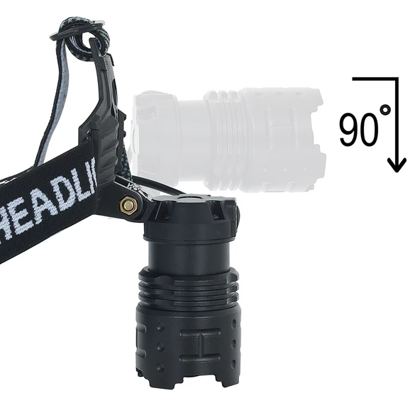 GT100 Led Şarjlı Kafa Lambası WT-628 - Resim 2