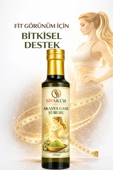 Şifakür Akasya Gamı Şurubu 250 ml | L-Carnitin & Matcha İçerikli Bitkisel Takviye ürün görseli 1