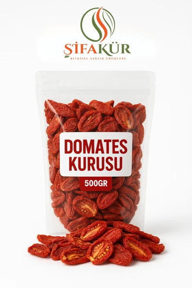 Şifakür Domates Kurusu Güneşte Kurutulmuş Katkısız Mutfaklara Özel Lezzet 500gr ürün görseli 1