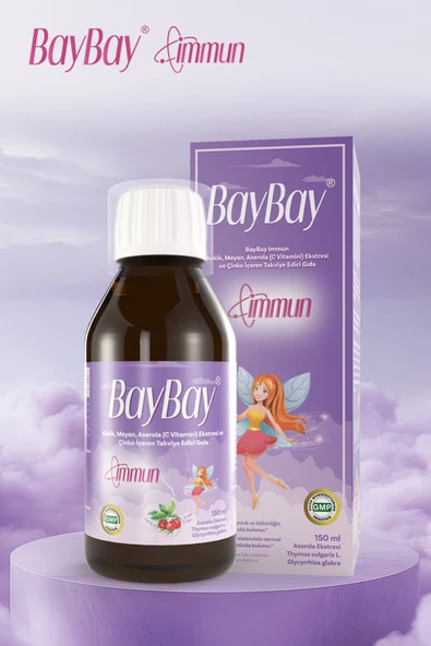 Baybay Immun Kekik Meyan Aserola İçeren Sıvı 150 ml ürün görseli 1