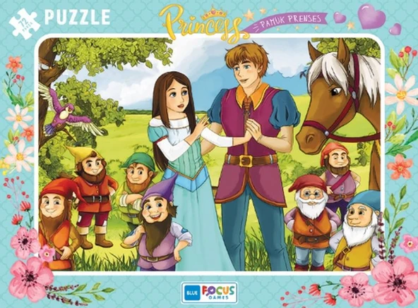 Blue Fus Princess Pamuk Prenses - Puzzle 72 Parça ürün görseli 1