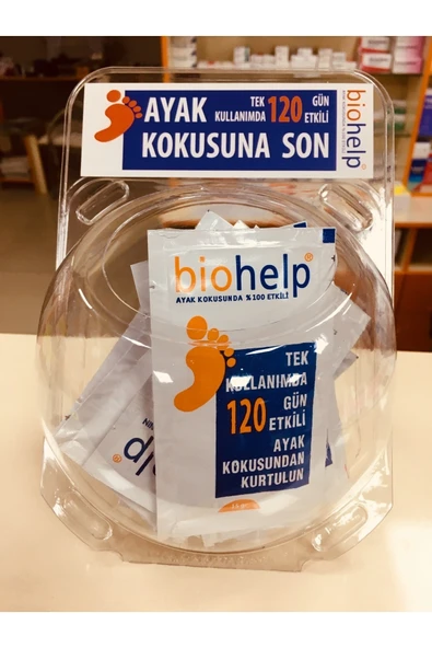 BİOHELP AYAK TOZU 15 GR - 48'Lİ FANUS - Resim 2
