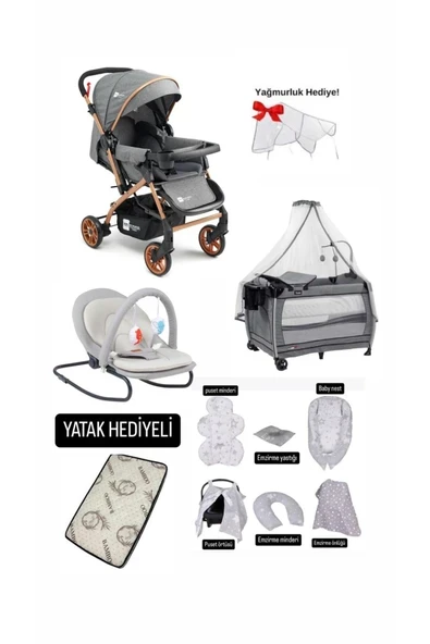 ÖYKÜ BEBEK DUNYASI 2024 VELAR YENİ DOĞAN BEBEK ÇEYİZ SETİ FULL SET ürün görseli 1