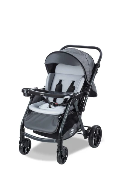 Baby Care Bc-500 Combo Maxi Pro Çift Yönlü Puset Gri ( D ) ürün görseli 1
