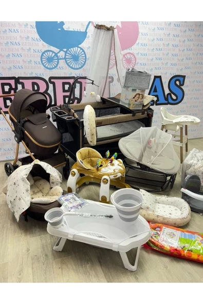 bebemnas 33 PARÇA YENİ DOĞAN BEBEK ÇEYİZ SETİ FULL SET HEDİYELİ (BEBEĞİNİZ İÇİN GEREKLİ OLAN HER ŞEY) ürün görseli 1