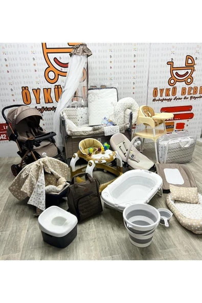 ÖYKÜ BEBEK DUNYASI CoolBaby Yeni Doğan Bebek Çeyiz Seti Full Set 32 Parça ürün görseli 1