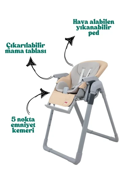 miracool Mastercook Prolux Mama Sandalyesi - Resim 3
