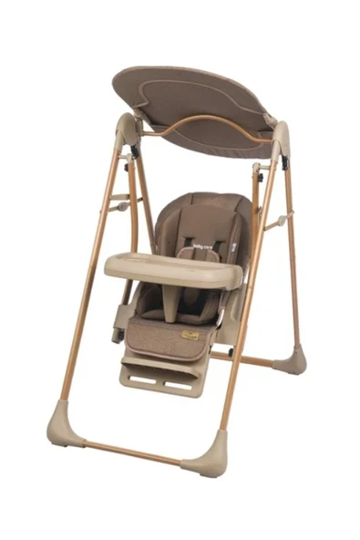 Baby Care 2025 Mamma Yeni Nesil Bc 530 Elite Salıncak Kahverengi ürün görseli 1
