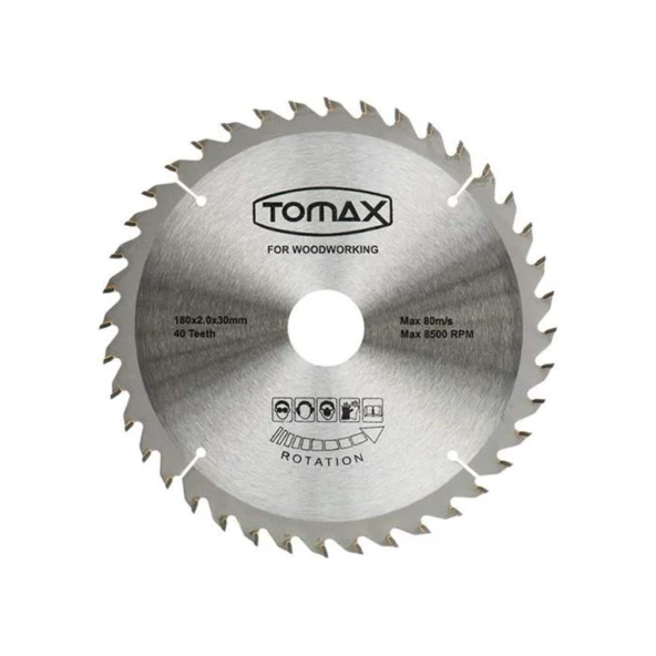 TOMAX SUNTA KESME 180X2.0X40TX20-30 (40 diş) ürün görseli 1
