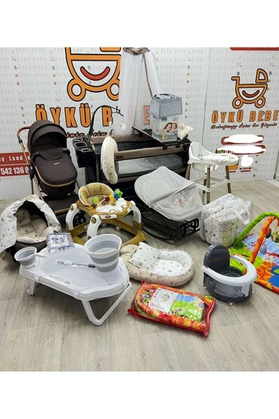 ÖYKÜ BEBEK DUNYASI 33PArça Robot Her Bebeğin İlk Öyküsü Burda Başlar Sevgiyle Hazırlanmış Bebek Çeyiz Setleri ürün görseli 1