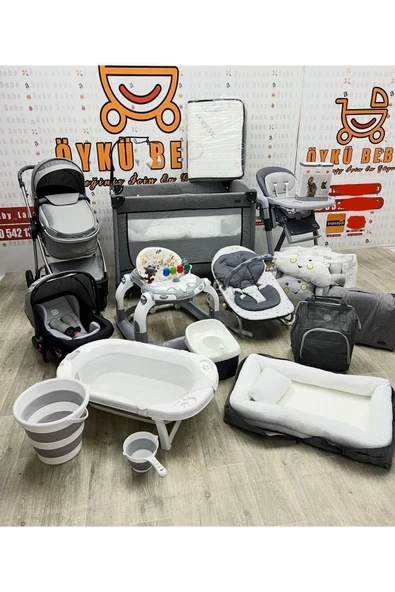ÖYKÜ BEBEK DUNYASI 27 Parça Uzay Yeni Doğan Bebek Çeyiz Seti Full Set (Bebeğiniz İçin Gerekli Olan Herşey) ürün görseli 1