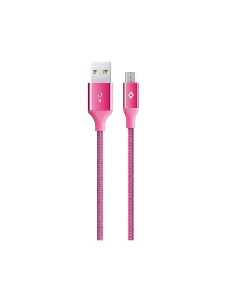 Ttec AlumiCable Micro USB Kablo Pembe 1.20 cm 2DK11P ürün görseli 1