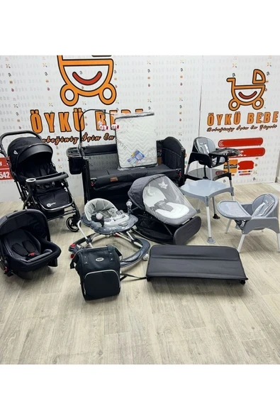 ÖYKÜ BEBEK DUNYASI YOGH YENİ DOĞAN BEBEK ÇEYİZ SETİ FULL SET ürün görseli 1