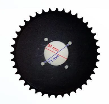 ATV ARKA DİŞLİ 520-40T İÇ 58 mm 4 DELİKLİ ürün görseli 1