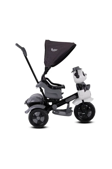 BabyHope Çocuk Araç Gereçleri 127 Little Panda Üçteker Gri ürün görseli 1