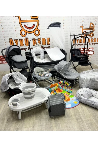 ÖYKÜ BEBEK DUNYASI Star Yeni Doğan Bebek Çeyiz Seti Full Set ( 30 PARÇA ) ürün görseli 1