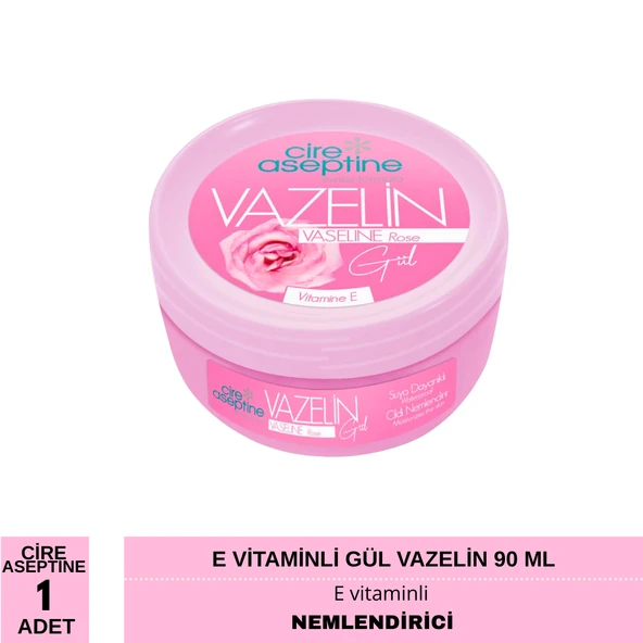 Cire Aseptine Gül Vazelin 90 ml - Resim 2