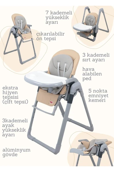 miracool Mastercook Prolux Mama Sandalyesi ürün görseli 1