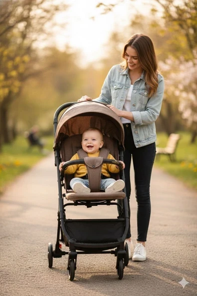 ÖYKÜ BEBEK DUNYASI Yeni Nesil Kabin Boy Bebek Arabası Baby Care Bagaj Seyahat Sistem Kışlık Ayak Örtüsü Yağmurluk ürün görseli 1