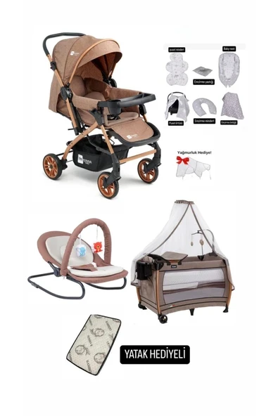 ÖYKÜ BEBEK DUNYASI 2024 VELAR YENİ DOĞAN BEBEK ÇEYİZ SETİ FULL SET ürün görseli 1