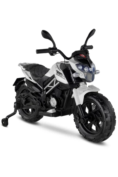 BabyHope 447 Motocross Akülü Motor Çocuk Motoru 12V ürün görseli 1
