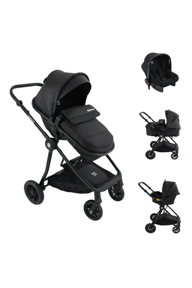 Mamma Sirius 6 in 1 Yeni Nesil Çift Yönlü Travel Sistem Bebek Arabası ürün görseli 1