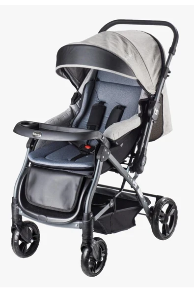 Baby Care Bc 65 Capron Çiftyönlü Bebek Arabası Gold Siyah Z ürün görseli 1