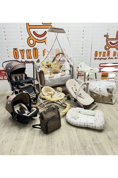 ÖYKÜ BEBEK DUNYASI Premium Yeni Doğan Bebek Çeyiz Seti (19 Parça) Her Bebeğin İlk Öyküsü Burda Başlar ürün görseli 1