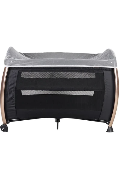 ÖYKÜ BEBEK DUNYASI Otomati̇k Dönenceli Panama Prego Oyun Park Beşi̇k 76x110 Cm ürün görseli 1
