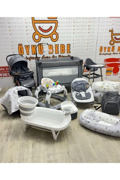 ÖYKÜ BEBEK DUNYASI 24 Parça Dandini Yeni Doğan Bebek Çeyiz Seti ( Full Set) Bebeğiniz Gerekli Olan Herşey ürün görseli 1