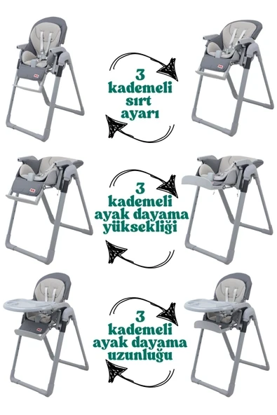 miracool Mastercook Prolux Mama Sandalyesi - Resim 3
