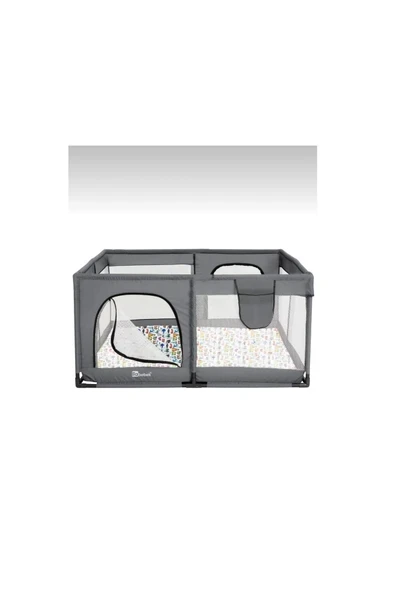 ÖYKÜ BEBEK DİYARI Güvenli Bebek Ve Çocuk Oyun Alanı Oyun Parkı 125x125 Oyun Matı Ve Topları ürün görseli 1